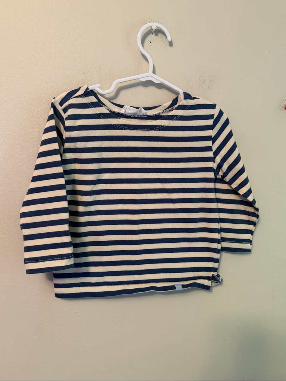 Minnow Blue Striped Long Sleeve Top